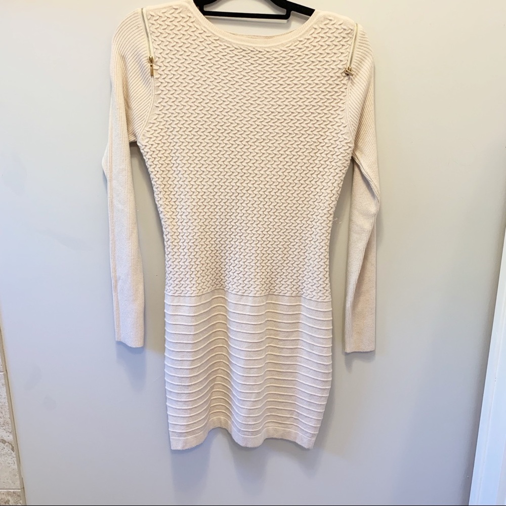 Cream sweater dress from High Secret, Size L